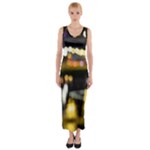 City Lights Fitted Maxi Dress