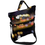 City Lights Fold Over Handle Tote Bag