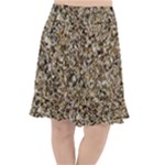 Universe Pattern Fishtail Chiffon Skirt