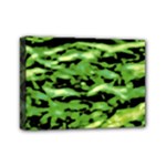 Green  Waves Abstract Series No11 Mini Canvas 7  x 5  (Stretched)