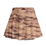 Pink  Waves Abstract Series No5 Mini Flare Skirt
