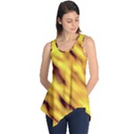 Yellow  Waves Abstract Series No8 Sleeveless Tunic