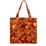 Light Reflections Abstract No7 Peach Zipper Grocery Tote Bag