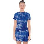 Light Reflections Abstract No2 Drop Hem Mini Chiffon Dress