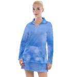 Light Reflections Abstract Women s Long Sleeve Casual Dress
