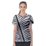 Cycas Leaf The Shadows Women s Sport Mesh Tee