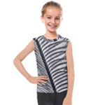 Cycas Leaf The Shadows Kids  Mesh Tank Top