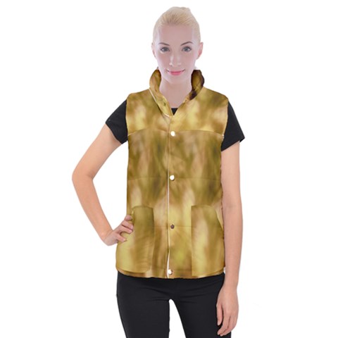 Orange Papyrus Abstract Women s Button Up Vest from ArtsNow.com
