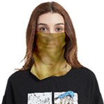 Orange Papyrus Abstract Face Covering Bandana (Two Sides)