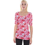 Rose Lips Wide Neckline Tee