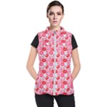 Rose Lips Women s Puffer Vest