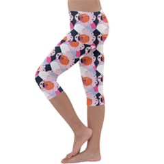 Kids  Lightweight Velour Capri Leggings  