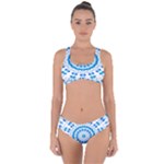 Digital Sky Criss Cross Bikini Set