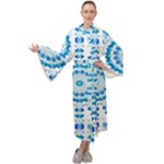 Digital Sky Maxi Velour Kimono