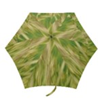 Golden Grass Abstract Mini Folding Umbrellas