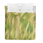 Golden Grass Abstract Duvet Cover Double Side (Full/ Double Size)
