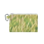 Golden Grass Abstract Canvas Cosmetic Bag (Small)