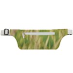 Golden Grass Abstract Active Waist Bag