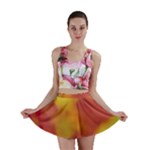 Flower Abstract Mini Skirt