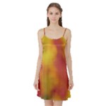 Flower Abstract Satin Night Slip