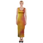 Flower Abstract Fitted Maxi Dress