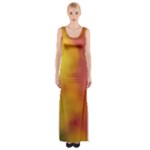 Flower Abstract Thigh Split Maxi Dress