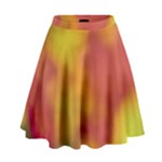 Flower Abstract High Waist Skirt