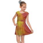 Flower Abstract Kids  Cap Sleeve Dress