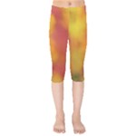 Flower Abstract Kids  Capri Leggings 