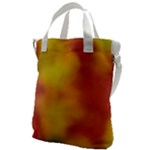 Flower Abstract Canvas Messenger Bag