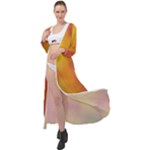 Flower Abstract Maxi Chiffon Beach Wrap