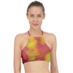 Flower Abstract Racer Front Bikini Top