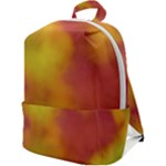 Flower Abstract Zip Up Backpack