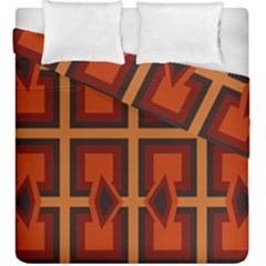Abstract pattern geometric backgrounds   Duvet Cover Double Side (King Size) from ArtsNow.com