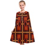 Abstract pattern geometric backgrounds   Kids  Midi Sailor Dress