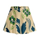 Folk flowers print Floral pattern Ethnic art Mini Flare Skirt