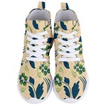 Folk flowers print Floral pattern Ethnic art Women s Lightweight High Top Sneakers