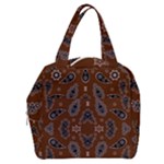 Floral pattern paisley style Paisley print. Doodle background Boxy Hand Bag