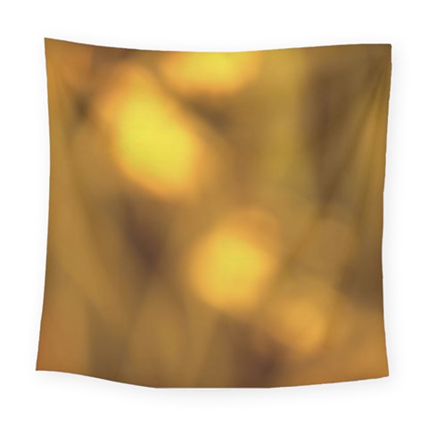 Orange Vibrant Abstract Square Tapestry (Large) from ArtsNow.com