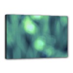 Green Vibrant Abstract Canvas 18  x 12  (Stretched)