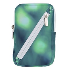 Green Vibrant Abstract Belt Pouch Bag (Small) from ArtsNow.com