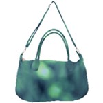 Green Vibrant Abstract Removal Strap Handbag