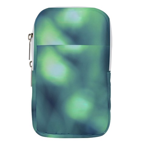 Green Vibrant Abstract Waist Pouch (Large) from ArtsNow.com