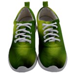 Green Vibrant Abstract No3 Mens Athletic Shoes