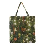 Christmas Tree Decoration Photo Grocery Tote Bag