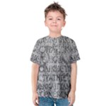 Ancient Greek Typography Photo Kids  Cotton Tee