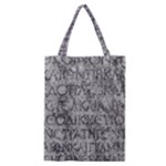 Ancient Greek Typography Photo Classic Tote Bag