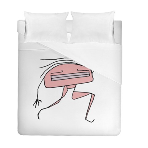 Alien Dancing Girl Drawing Duvet Cover Double Side (Full/ Double Size) from ArtsNow.com
