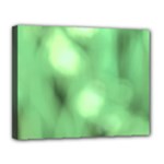 Green Vibrant Abstract No4 Canvas 14  x 11  (Stretched)