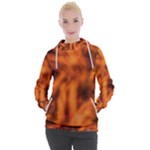 Red Abstract Stars Women s Hooded Pullover
